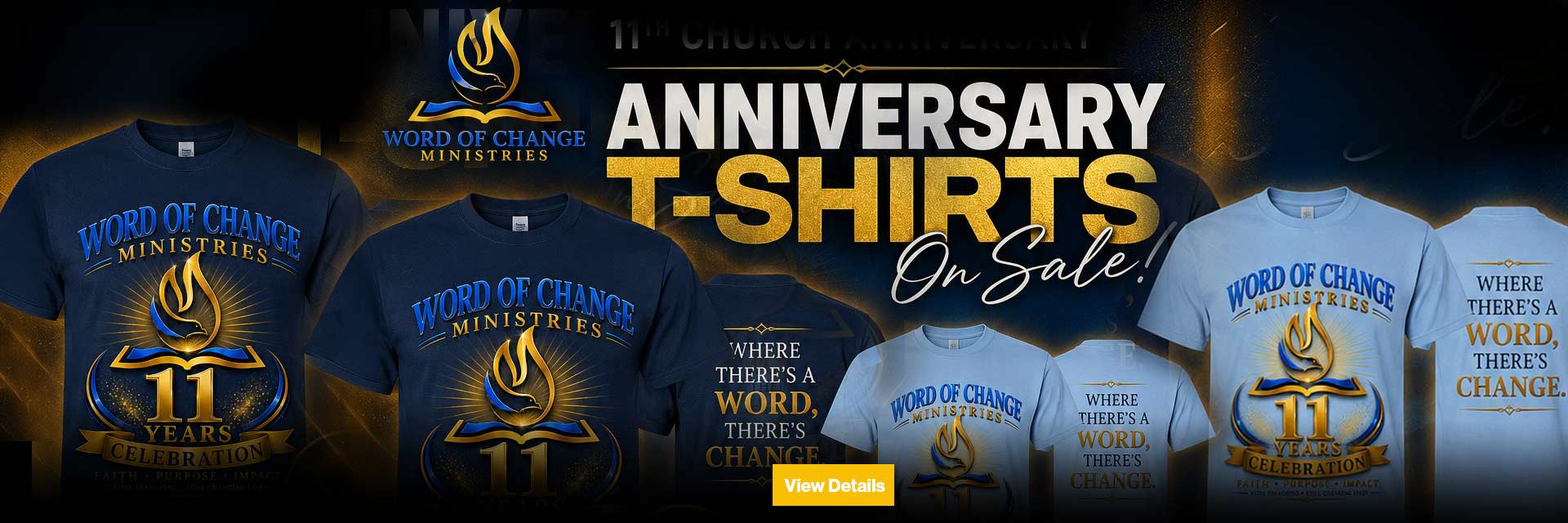 11th Anniversary T-Shiirt banner. Click for details